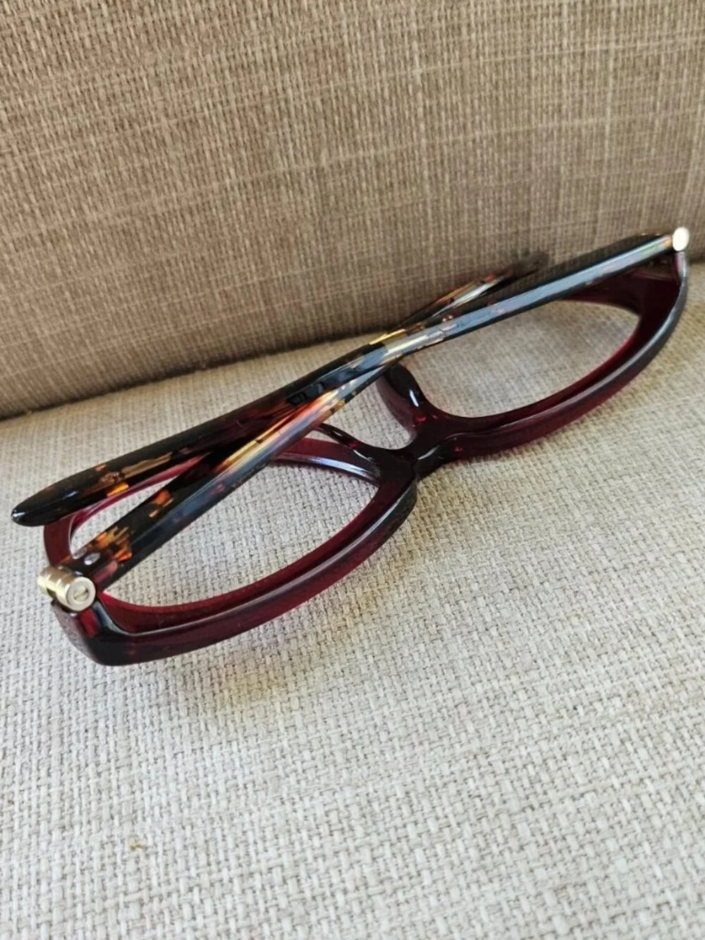 Calvin Klein Collection Eyeglasses Frame Burgundy Eyewear CK7989 Unisex Glasses